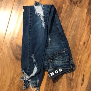 SONG Perfect Super High Rise Skinny Jeans.